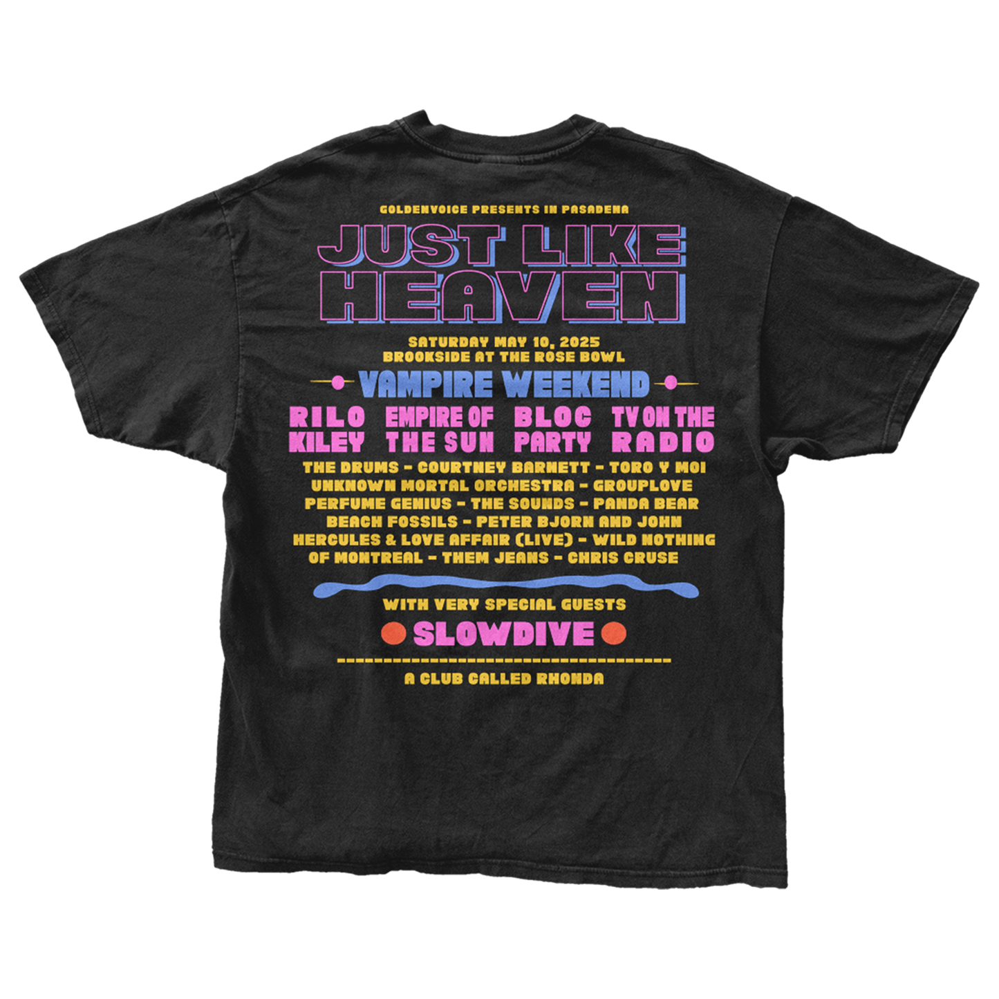 Disco Moon 2025 Lineup Tee