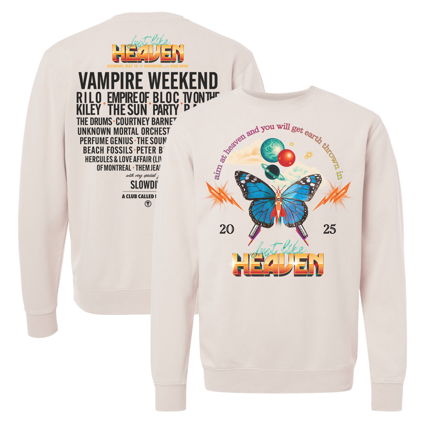 Celestial Butterfly Lineup Sweatshirt