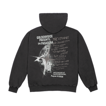 Disco Ball 2026 Lineup Zip Hoodie