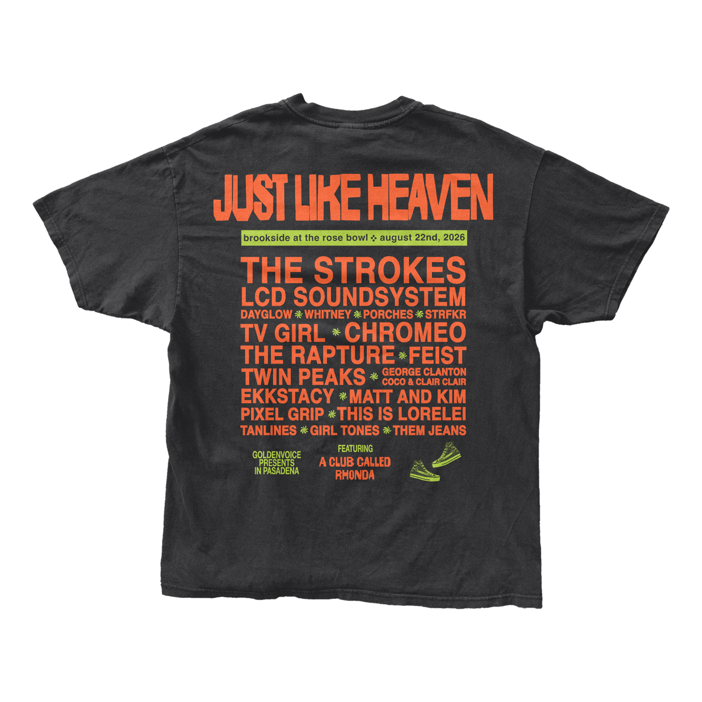 Heaven On Film 2026 Lineup Tee